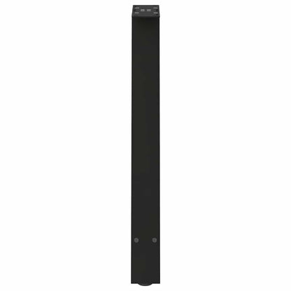 Gambe per tavolo da pranzo a forma di A 2 pz nere 50x(72-73) cm