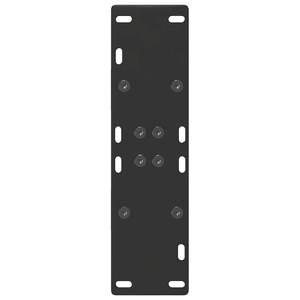 Gambe per tavolo da pranzo a forma di A 2 pz nere 50x(72-73) cm