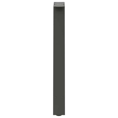 Gambe per tavolo da pranzo forma A 2 pz Antracite 50x(72-73) cm