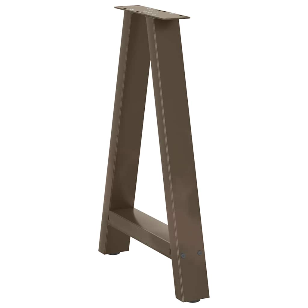 Gambe Tavolino da Caffè a A 2 pz 50x(72-73) cm Acciaio - homemem39
