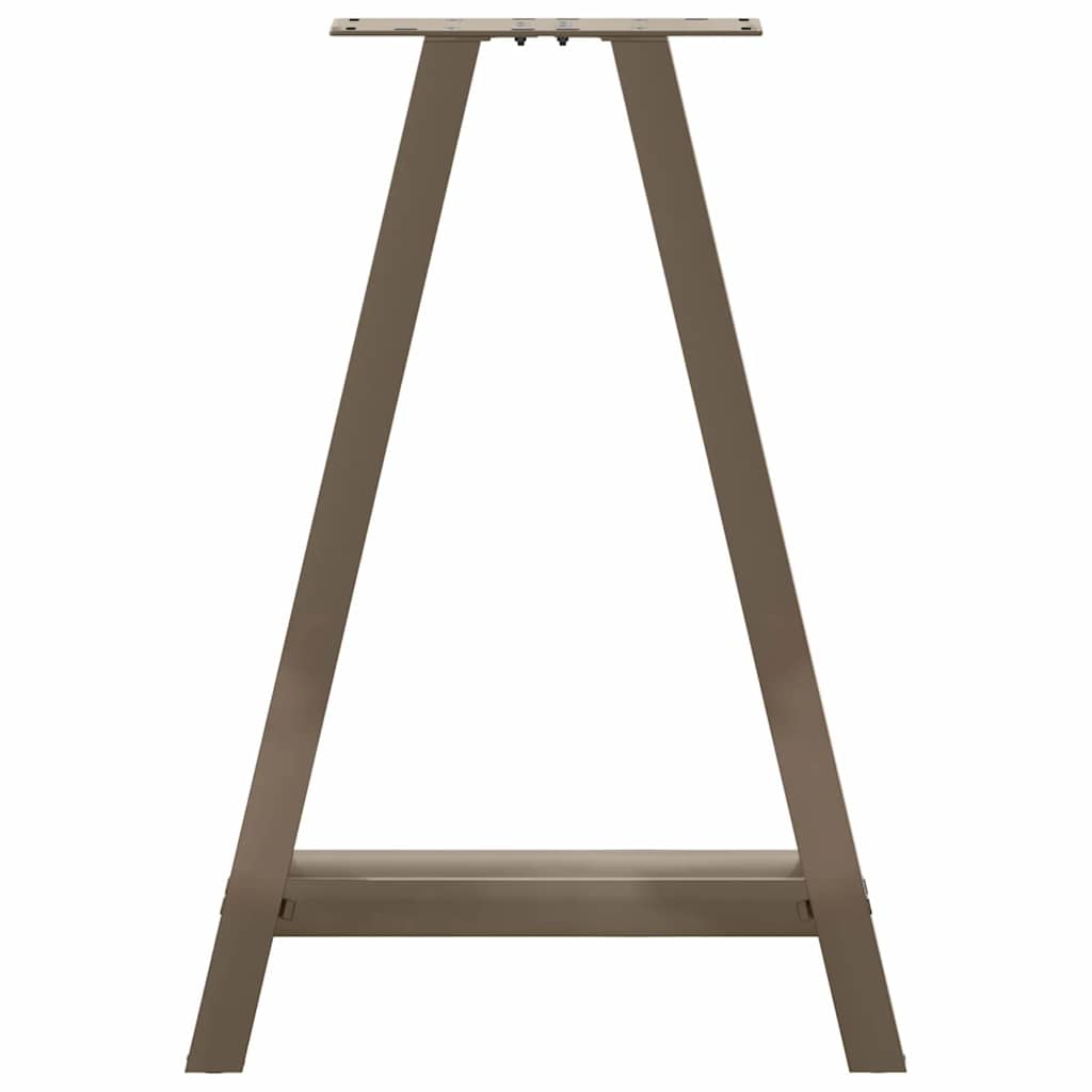 Gambe Tavolino da Caffè a A 2 pz 50x(72-73) cm Acciaio - homemem39