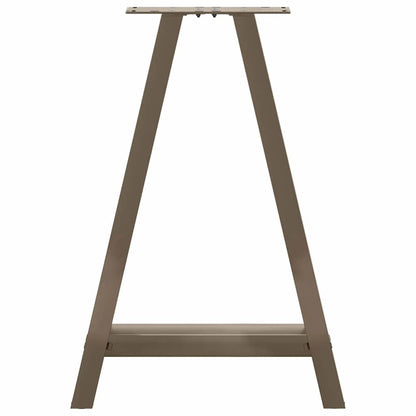 Gambe Tavolino da Caffè a A 2 pz 50x(72-73) cm Acciaio - homemem39