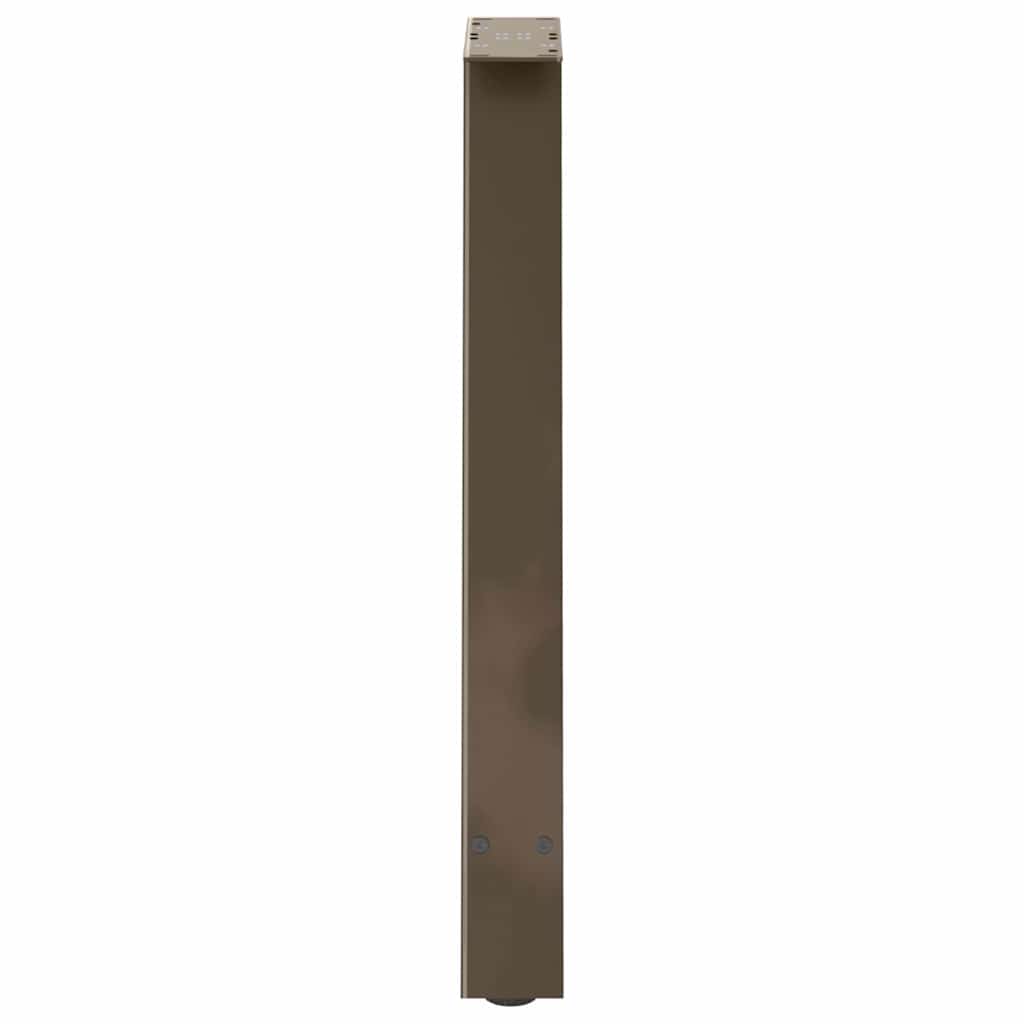Gambe Tavolino da Caffè a A 2 pz 50x(72-73) cm Acciaio - homemem39