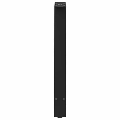 Gambe Tavolino da Caffè a A 2 pz Nero 60x(72-73) cm in Acciaio - homemem39