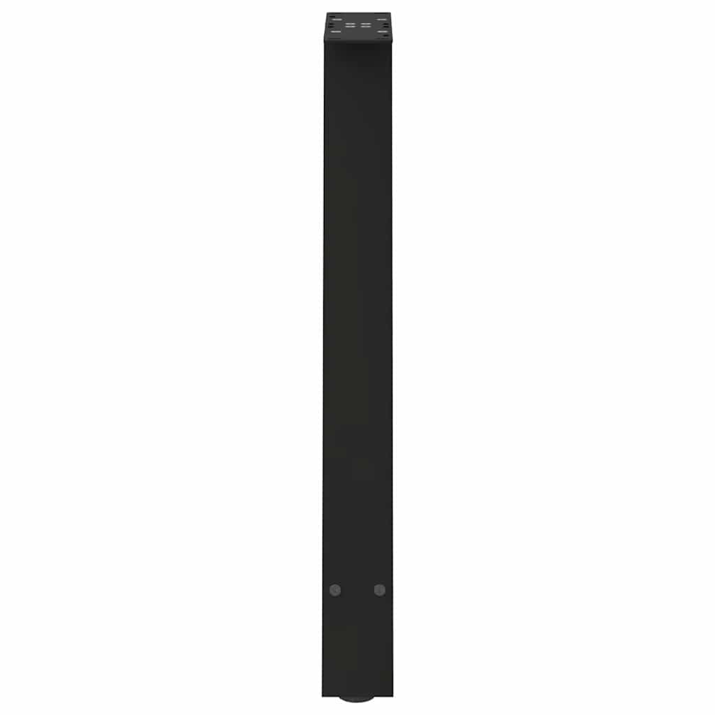 Gambe per tavolo da pranzo a forma di A 2 pz nere 60x(72-73) cm