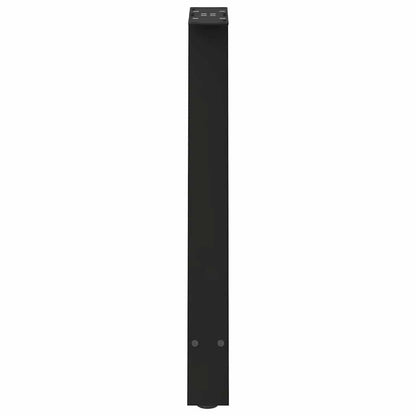 Gambe per tavolo da pranzo a forma di A 2 pz nere 60x(72-73) cm