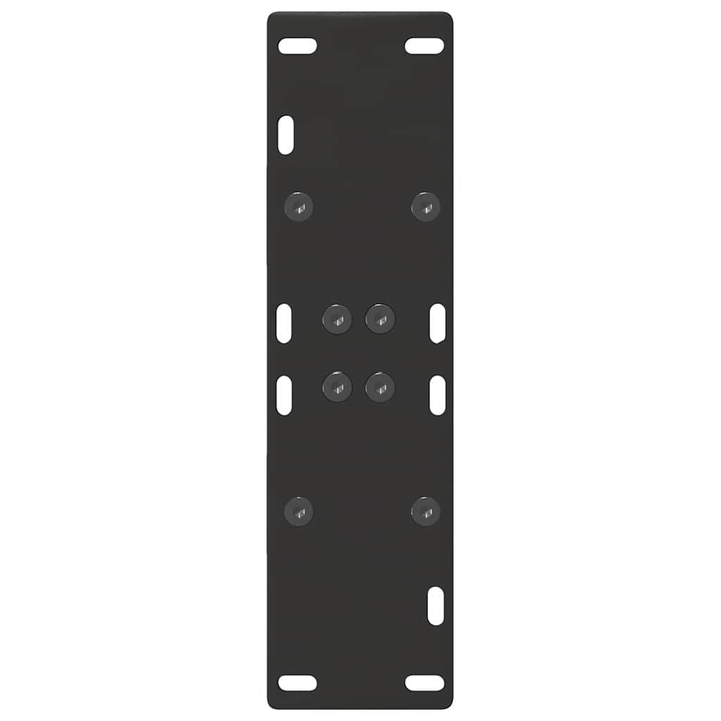 Gambe Tavolino da Caffè a A 2 pz Nero 60x(72-73) cm in Acciaio - homemem39