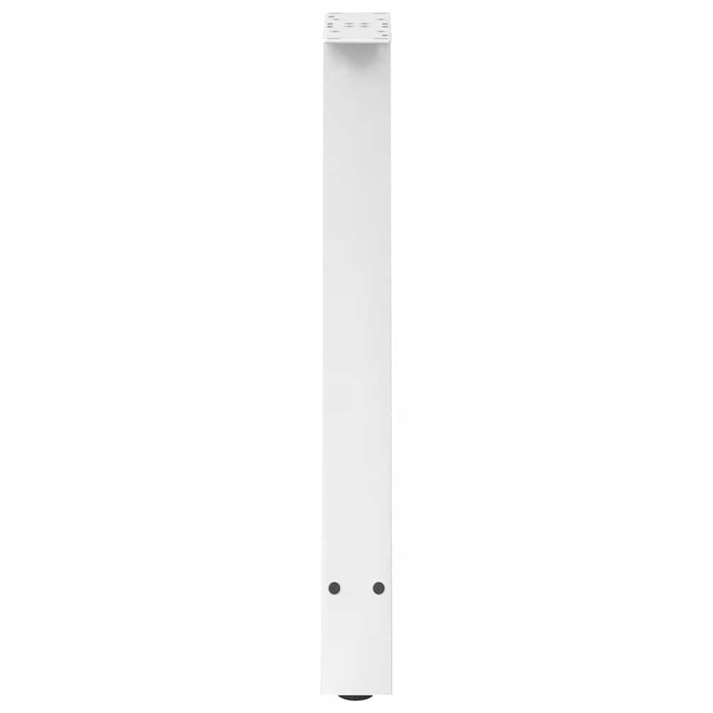 Gambe Tavolino da Caffè a A 2 pz Bianco 60x(72-73) cm Acciaio - homemem39
