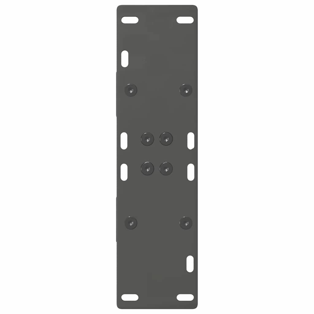 Gambe per tavolo da pranzo forma A 2 pz Antracite 60x(72-73) cm