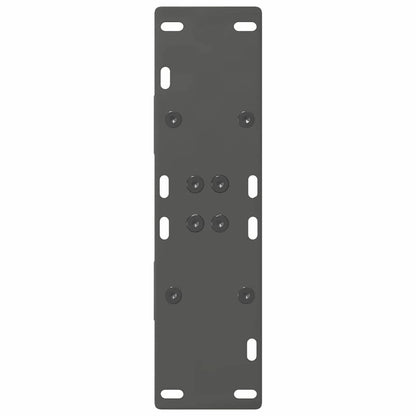 Gambe per tavolo da pranzo forma A 2 pz Antracite 60x(72-73) cm