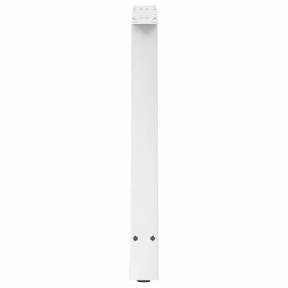 Gambe per tavolo da pranzo forma A 2 pz bianche 70x(72-73) cm