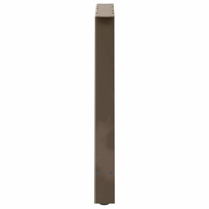 Gambe Tavolino da Caffè a A 2 pz 70x(72-73) cm Acciaio - homemem39