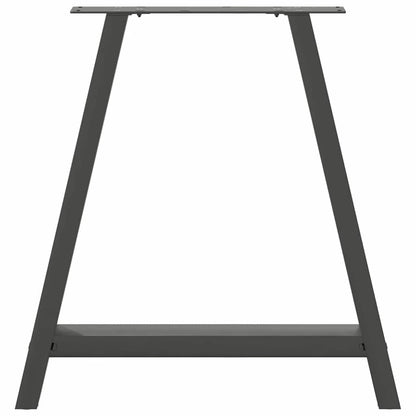 Gambe per tavolo da pranzo forma A 2 pz Antracite 80x(72-73) cm