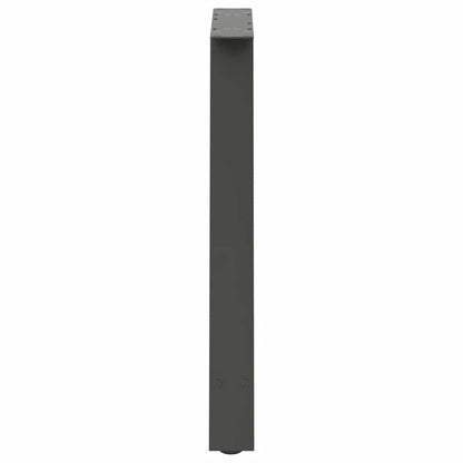 Gambe per tavolo da pranzo forma A 2 pz Antracite 80x(72-73) cm