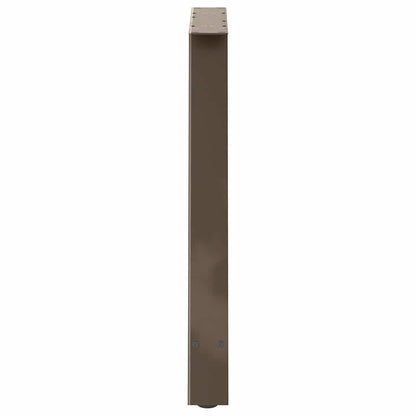 Gambe Tavolino da Caffè a A 2 pz 80x(72-73) cm Acciaio - homemem39