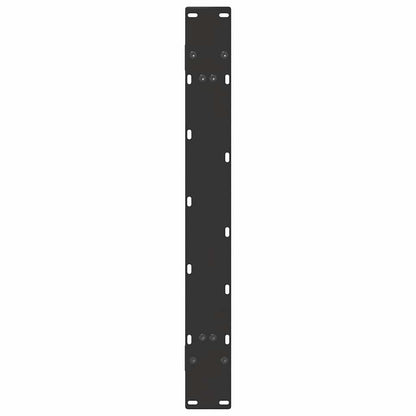 Gambe Tavolino da Caffè a A 2 pz Nero 90x(72-73) cm in Acciaio - homemem39