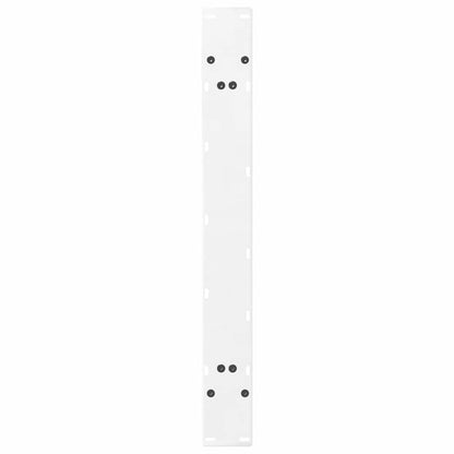 Gambe Tavolino da Caffè a A 2pz Bianco 90x(72-73) cm Acciaio - homemem39