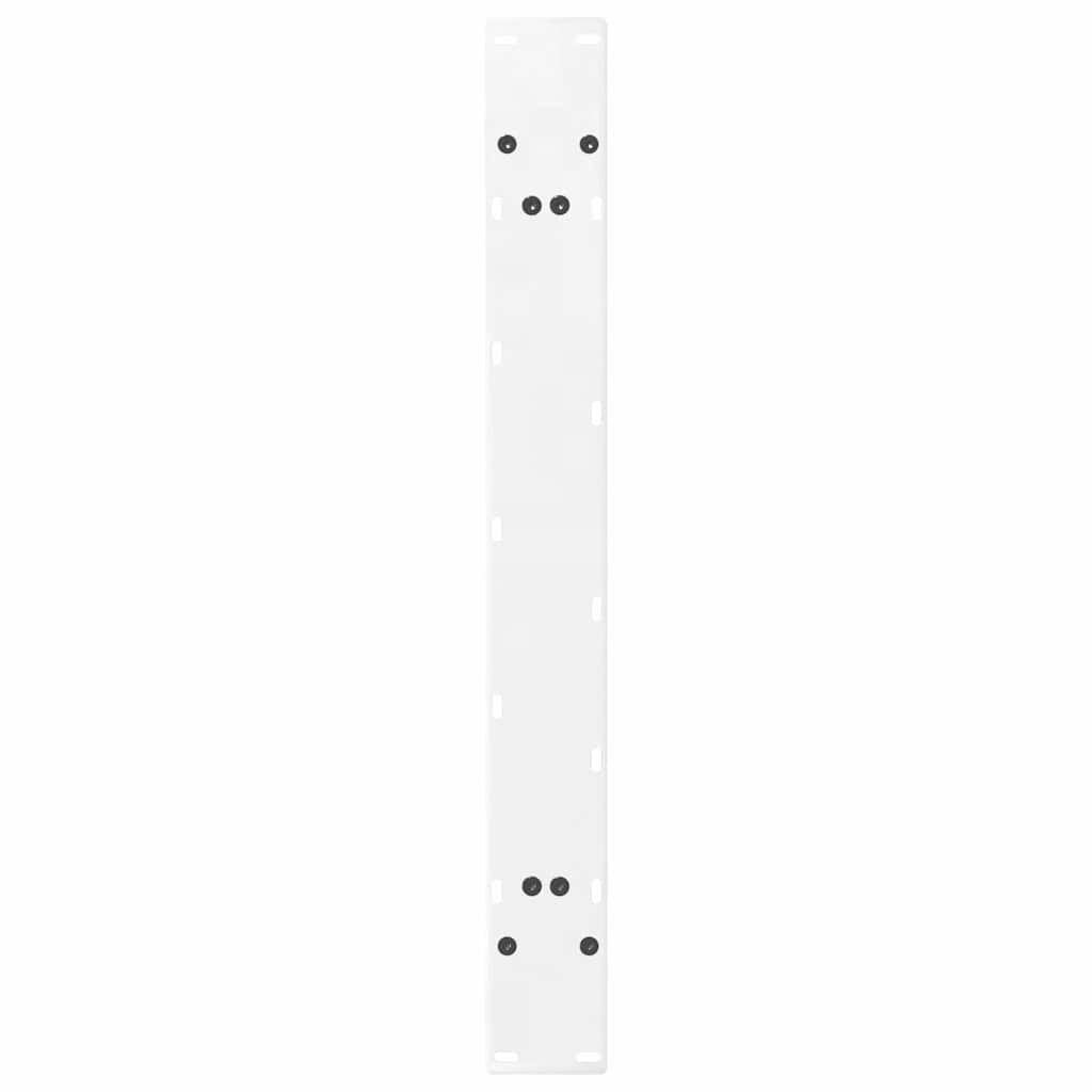 Gambe per tavolo da pranzo forma A 2 pz bianche 90x(72-73) cm