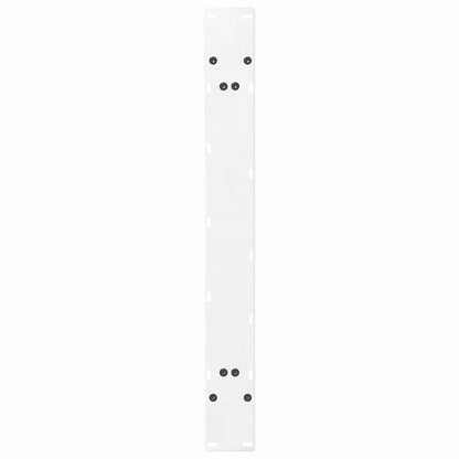 Gambe per tavolo da pranzo forma A 2 pz bianche 90x(72-73) cm