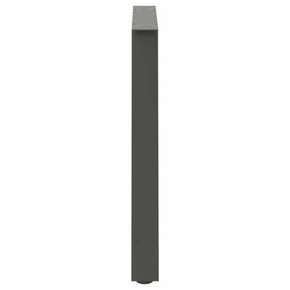 Gambe per tavolo da pranzo forma A 2 pz Antracite 90x(72-73) cm