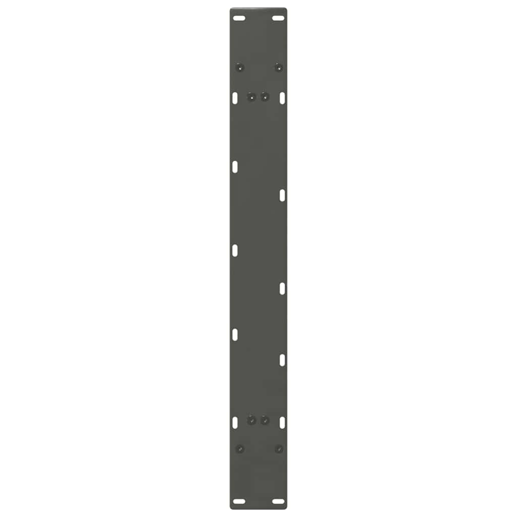 Gambe per tavolo da pranzo forma A 2 pz Antracite 90x(72-73) cm