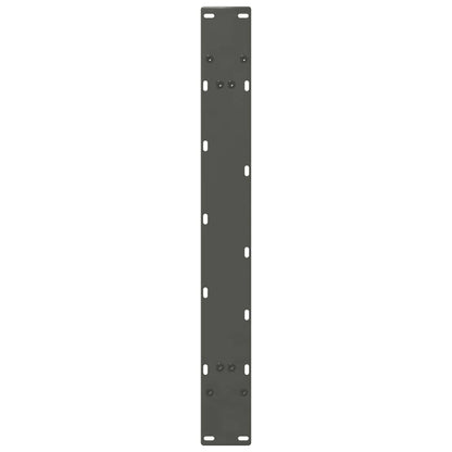 Gambe per tavolo da pranzo forma A 2 pz Antracite 90x(72-73) cm
