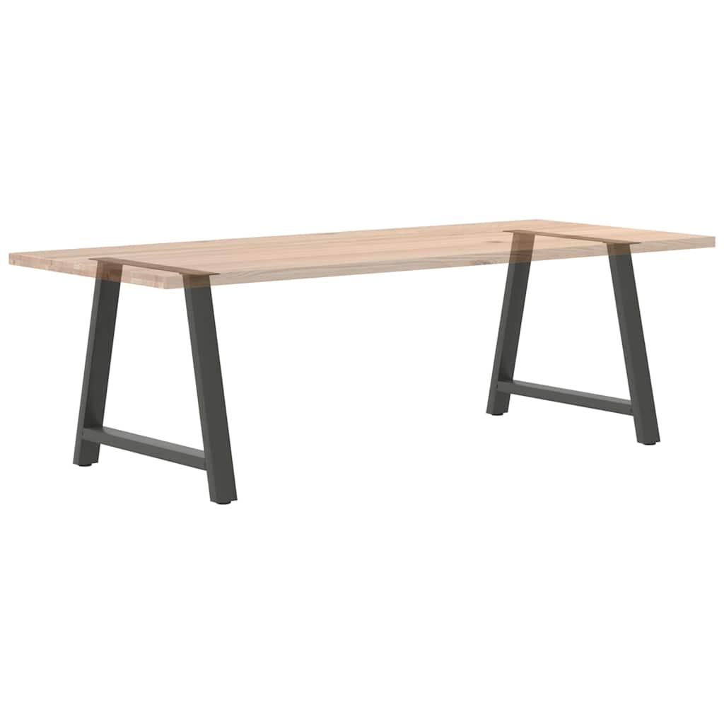 Gambe per tavolo da pranzo forma A 2 pz Antracite 90x(72-73) cm