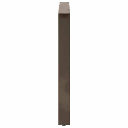 Gambe Tavolino da Caffè a A 2 pz 90x(72-73) cm Acciaio - homemem39