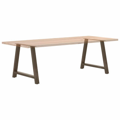 Gambe Tavolino da Caffè a A 2 pz 90x(72-73) cm Acciaio - homemem39
