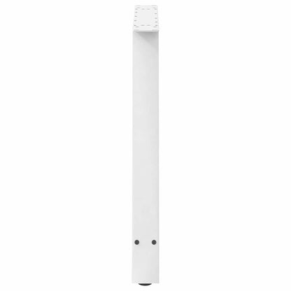 Gambe per tavolo da pranzo forma A 2 pz bianche 100x(72-73) cm