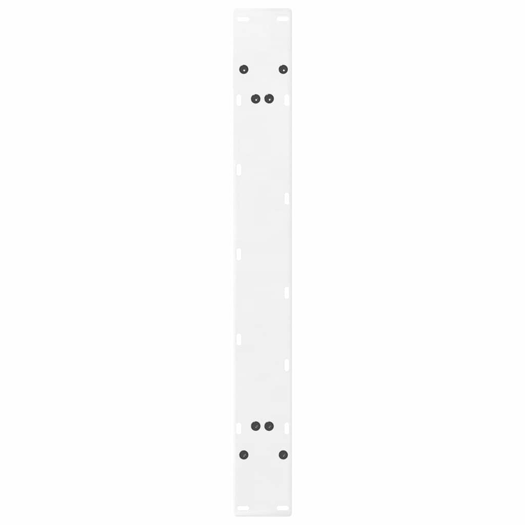 Gambe per tavolo da pranzo forma A 2 pz bianche 100x(72-73) cm