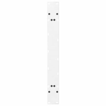 Gambe per tavolo da pranzo forma A 2 pz bianche 100x(72-73) cm