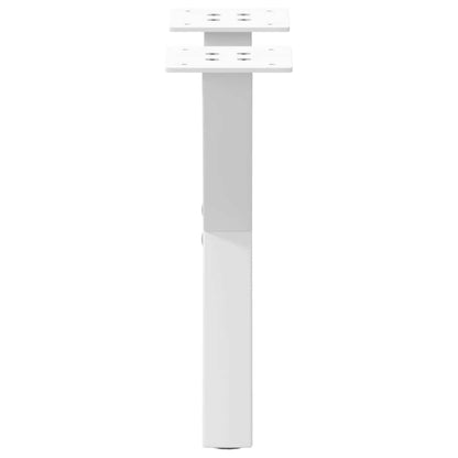 Gambe per Tavolino da Caffè forma X 2 pz Bianche 30x(30-31) cm