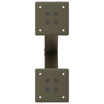 Gambe Tavolino Caffè a X 2 pz Naturale 30x(30-31) cm in Acciaio - homemem39