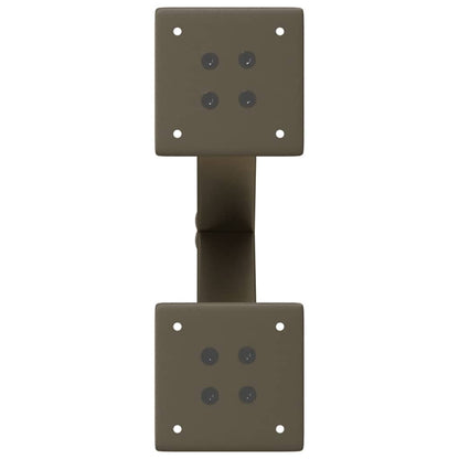 Gambe Tavolino Caffè a X 2 pz Naturale 37x(30-31) cm in Acciaio - homemem39