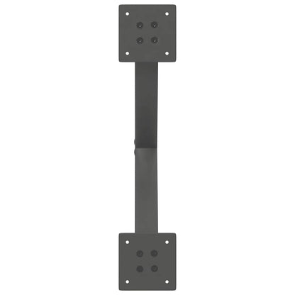 Gambe Tavolino Caffè a X 2 pz Antracite 50x(30-31)cm in Acciaio - homemem39