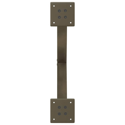 Gambe Tavolino Caffè a X 2 pz Naturale 50x(30-31) cm in Acciaio