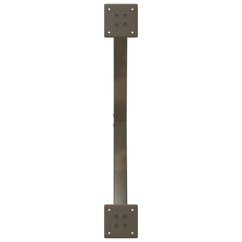 Gambe Tavolino Caffè a X 2 pz Naturale 70x(30-31) cm in Acciaio - homemem39