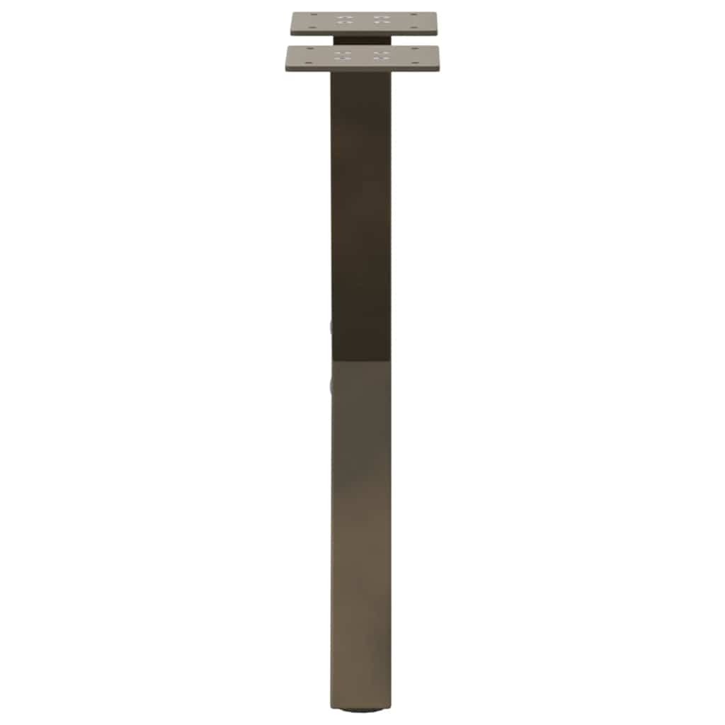 Gambe Tavolino Caffè a X 2 pz Naturale 28x(42-43) cm Acciaio - homemem39