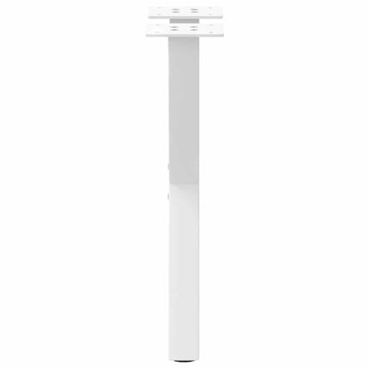 Gambe per Tavolino da Caffè a Forma di X 2 pz Bianche 38x(42-43) cm Acciaio | homemem39