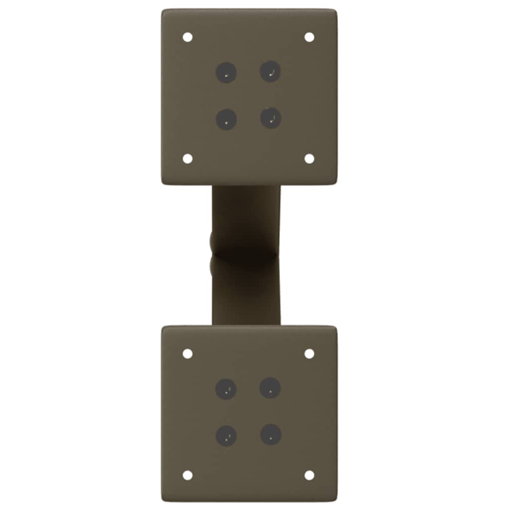 Gambe per Tavolino da Caffè a Forma di X 2 pz Acciaio Naturale 38x(42-43) cm Acciaio | homemem39