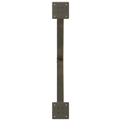 Gambe Tavolino Caffè a X 2 pz Naturale 70x(42-43) cm Acciaio - homemem39