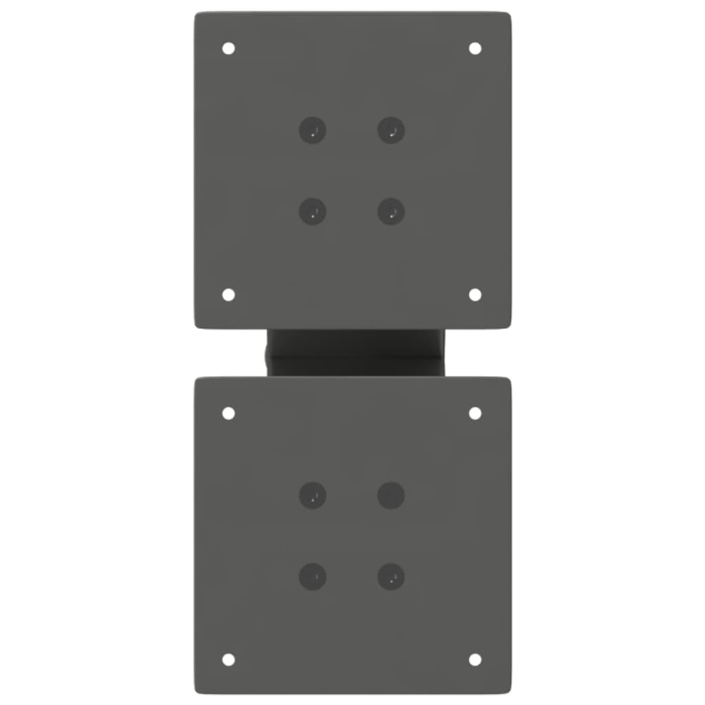 Gambe Tavolino Caffè a X 2 pz Antracite 30x(30-31)cm in Acciaio - homemem39