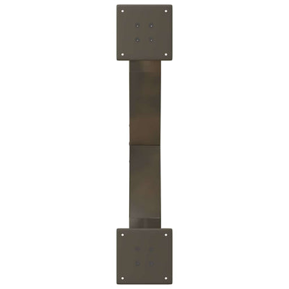 Gambe Tavolino Caffè a X 2 pz Naturale 70x(30-31) cm in Acciaio - homemem39