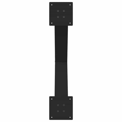 Gambe Tavolo Pranzo a Forma X 3 pz Nero 80x(72-73) cm Acciaio - homemem39