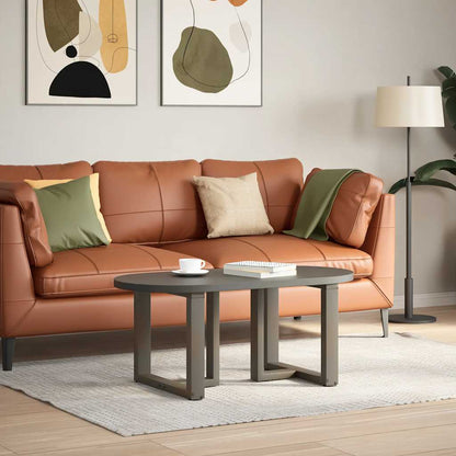 Gambe per Tavolino da Caffè a Forma di T 2 pz Nere 50x25x(42-43) cm Acciaio | homemem39