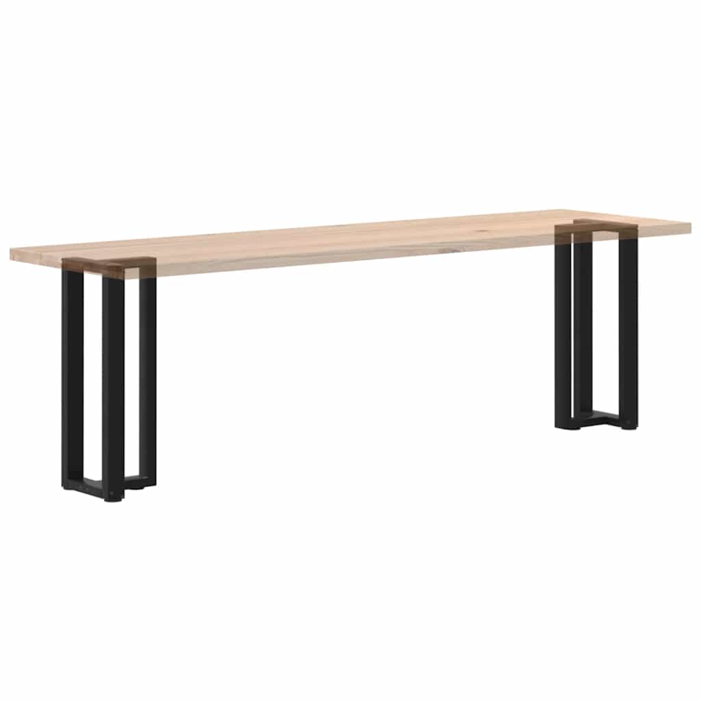 Gambe per Tavolo Consolle forma T 2 pz Nere 25x28x(72-73) cm