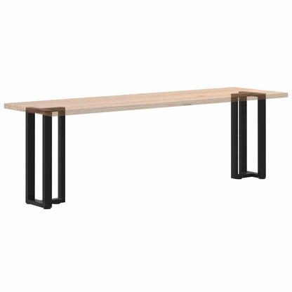 Gambe per Tavolo Consolle forma T 2 pz Nere 25x28x(72-73) cm