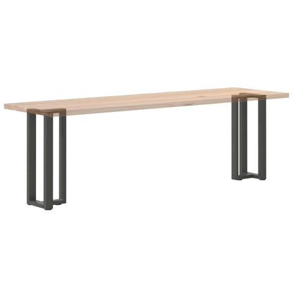 Gambe per tavolo consolle a T 2 pz Antracite 25x28x(72-73) cm
