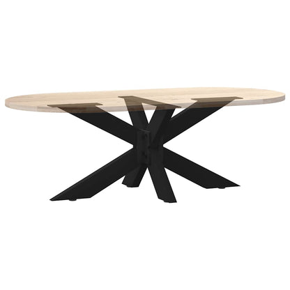 Gamba tavolino da caffè a forma di ragno nera 98x58x(42-43) cm